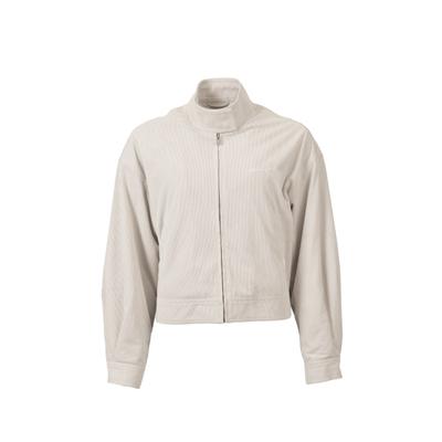 Outdoorjacke KLEINIGKEIT "Kleinigkeit Kim Cordashian Jacket", Damen, Gr. XL, beige (frappé), 100% Polyester, unifarben, normal, amerikanischer Ausschnitt, Jacken Outdoorjacke