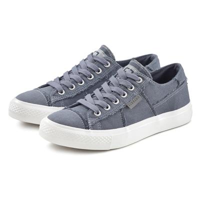 Sneaker ELBSAND "Schnürschuh, Stoffschuhe, Textilschuhe, Turnschuh, Freizeitschuh", Damen, Gr. 45, blau, Obermaterial: 100% Textilmaterial. Decksohle: 100% Textilmaterial. Futter: 100% Textilmaterial. Laufsohle: 100% Synthetik, unifarben, used,...
