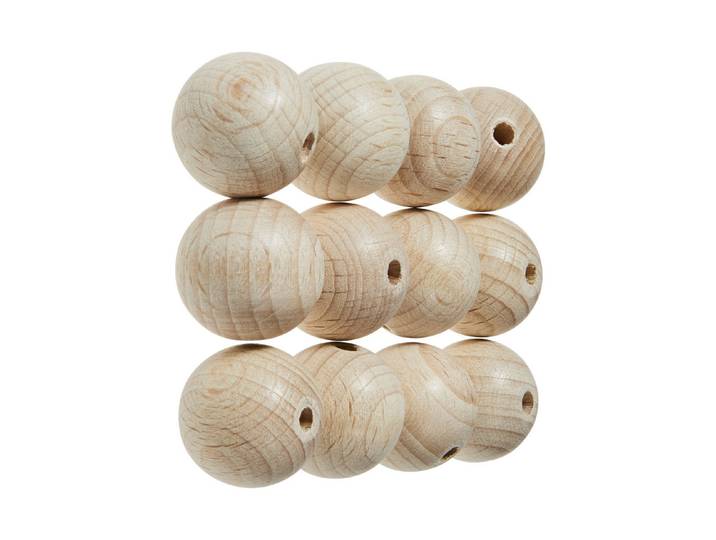 Glorex Rohholzkugel Natur 2 cm 12 Stück