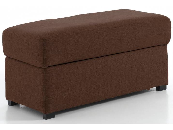 Pouf rectangle, Chocolat