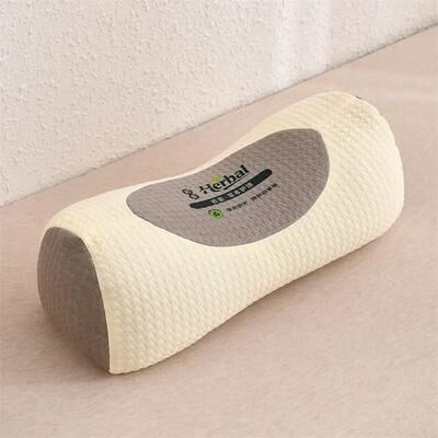 Uplifted Finds Adult Buckwheat Cylindrical Cervical Pillow For Neck Support beige