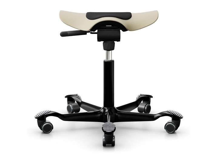 HAG Bürohocker Capisco Puls 8002 Sand Polyester/Aluminium Höhenverstellbar - Bürohocker
