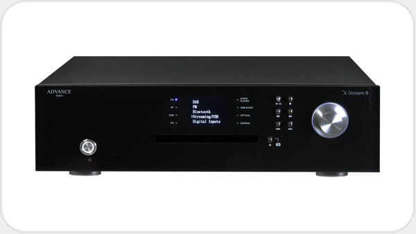 Advance Paris X Stream 9 Netzwerk Streamer CD Player DAB+ Tuner *schwarz* AA29138