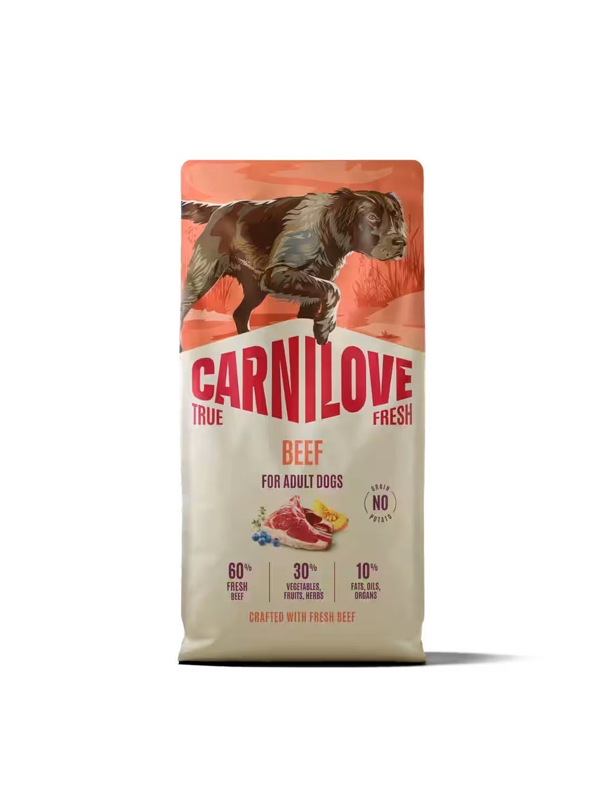 Carnilove True Fresh Beef - Trockenfutter für Hunde - 12kg