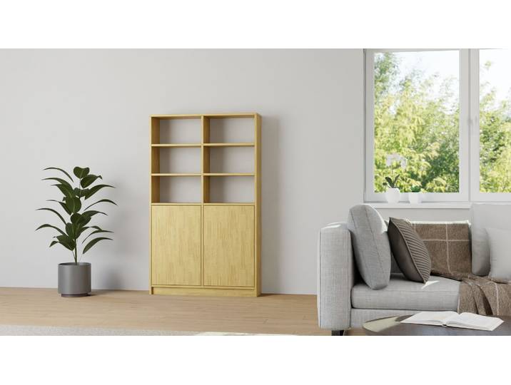 Regalschrank nach Maß Eiche Natur geölt