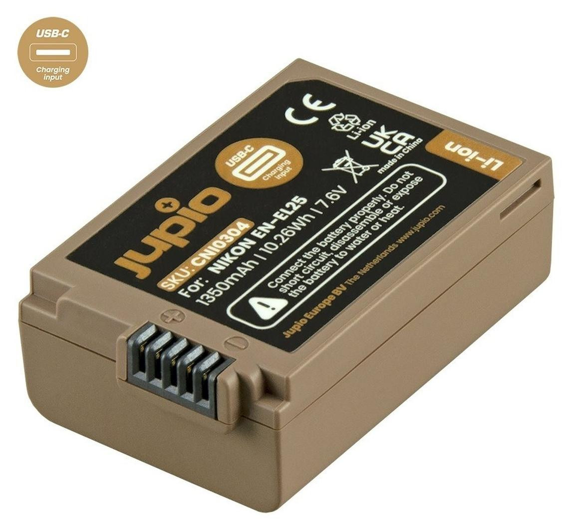Jupio Accu compatibel met Nikon EN-EL25 met Ultra USB-C oplaadtechnologie