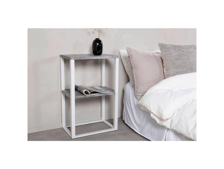 NACHTTISCH Rise Grau/Weiß B: 30cm