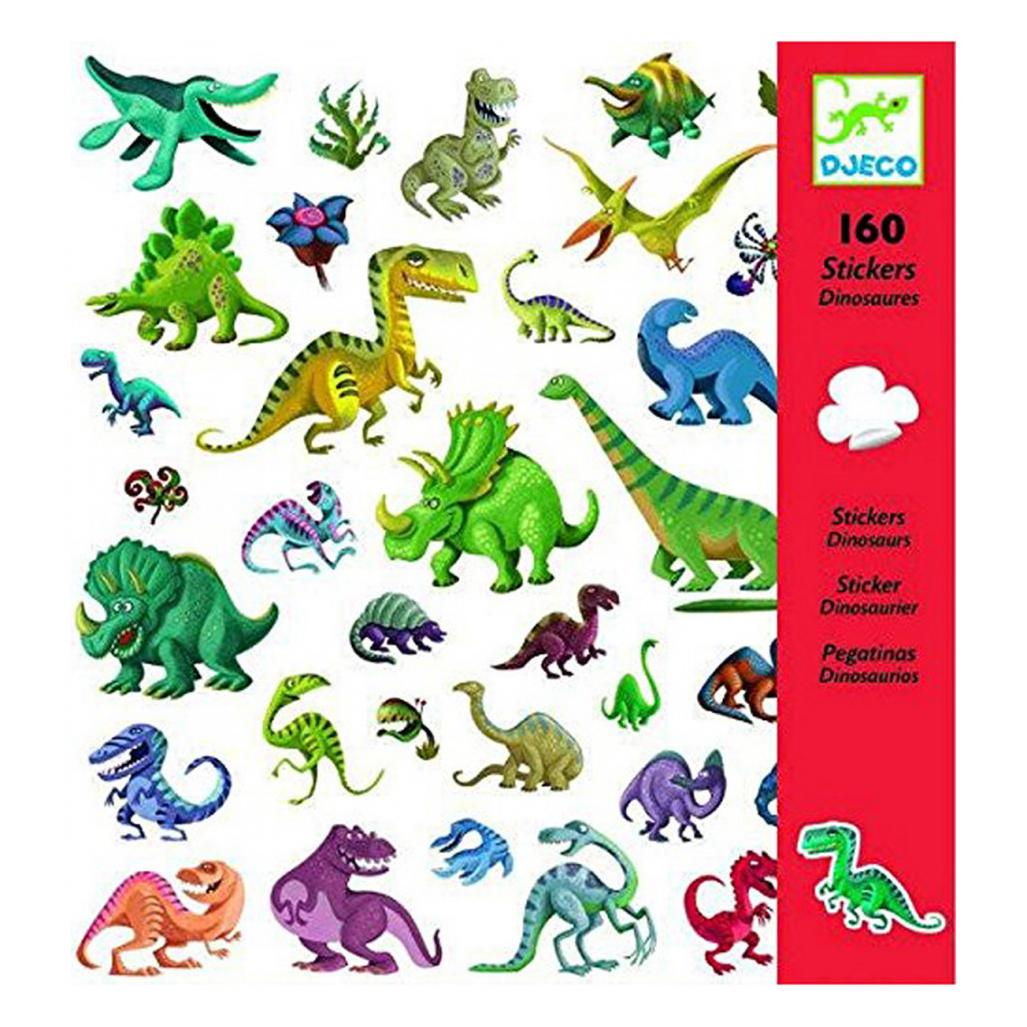 Djeco Sticker Dinosaurier (160 Sticker) (DJ08843)