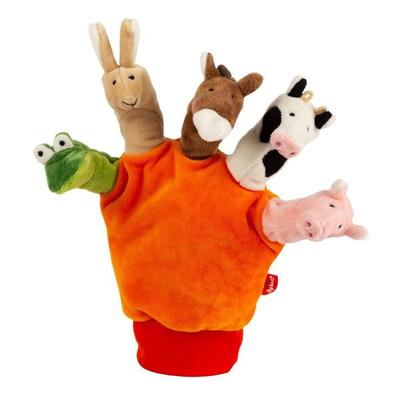 sigikid 42786 - Handschuh Tiere, Spielhandschuh mit kleinen Tieren