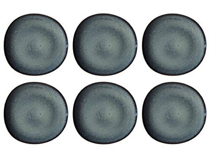 CREAFLOR HOME Villeroy & Boch Lave GRIS Speiseteller Ø 28cm 6er Set grau Steingut