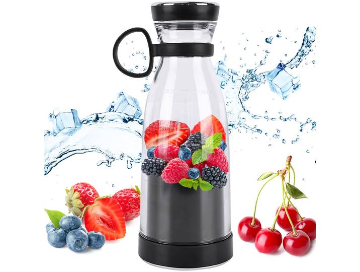 Mobiler elektrischer Smoothie Maker, Akku, 300 ml