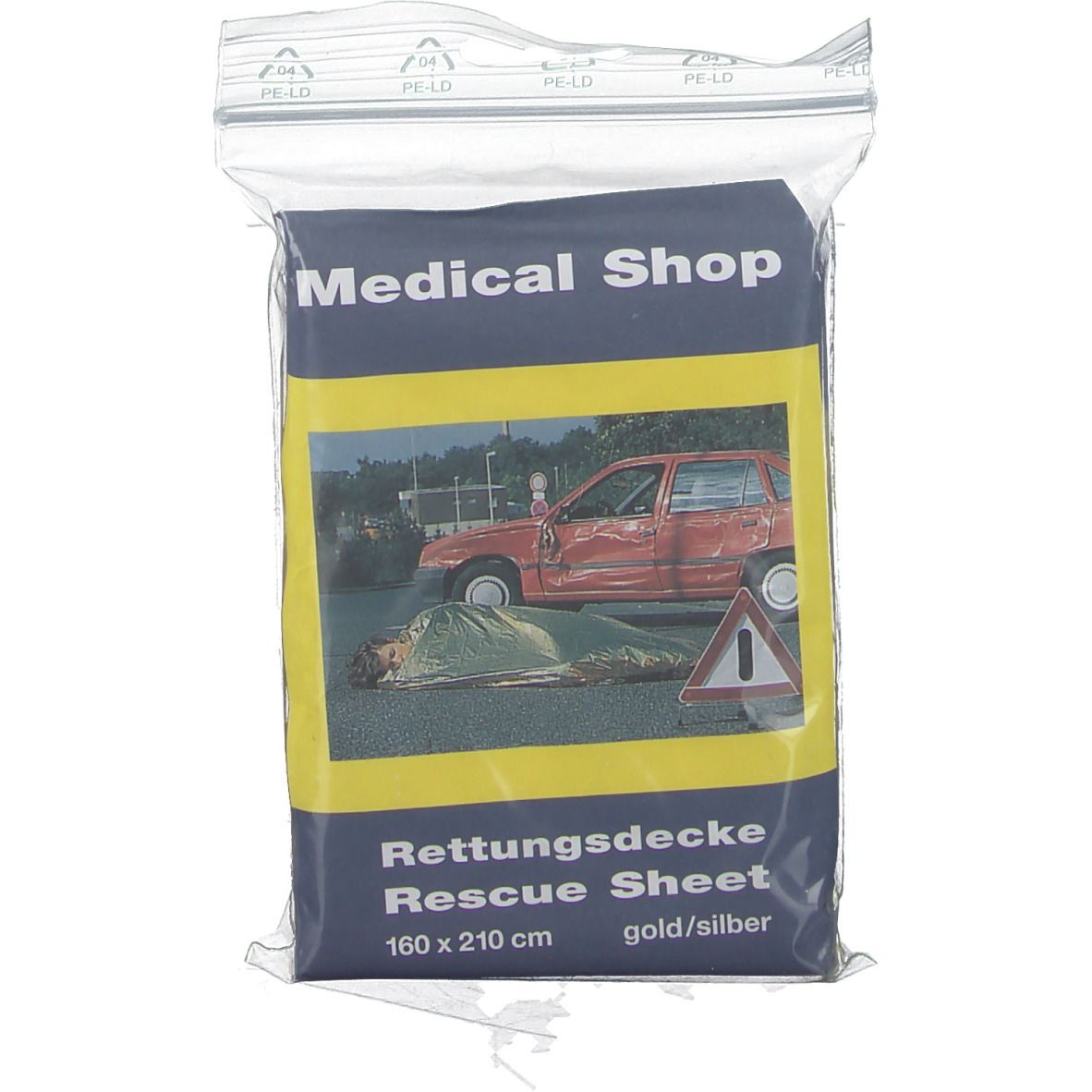 Rettungsdecke Ypsisave 160x210 cm gold/silber 1 St Decke