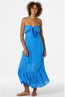 O'Neill s Isadora Solid Maxi Dress in Regatta, Size Large, Viscose