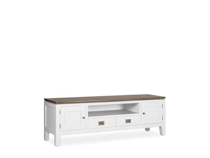 Meuble tv en bois bicolore L 150 cm