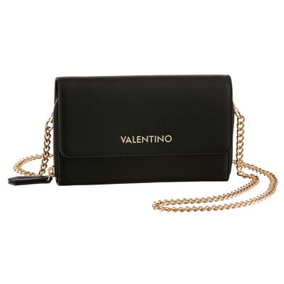 Geldbörse VALENTINO BAGS "ZERO RE", Damen, schwarz, Lederimitat, unifarben, Basic, Kleinlederwaren, Handtasche Damen Tasche Damen Schultertasche Kettentasche