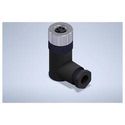 W & P Products 94454 Sensor-/Aktor-Steckverbinder M8 Kupplung, gewinkelt Polzahl Sensoren: 4 1 St.