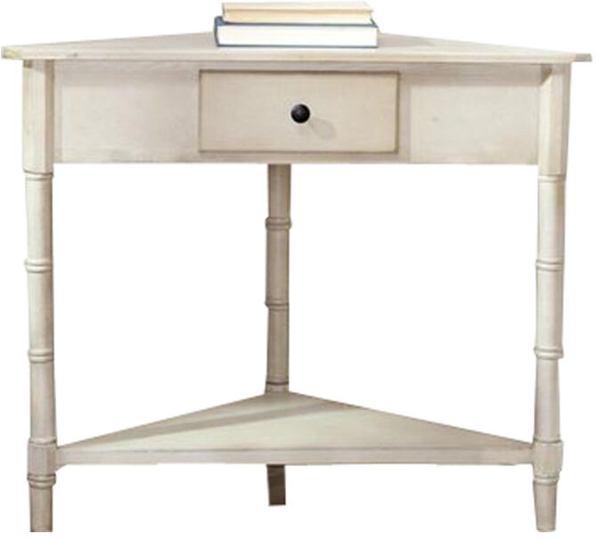 Fernleaf Meaux Solid Wood Top Console Table Vintage Grey 71.12cm H X 86.11cm W X 43.94cm D