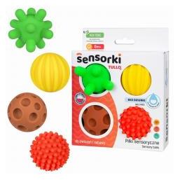 Tullo Sensorki. Piłki sensoryczne 4szt bez dziur (66073257)