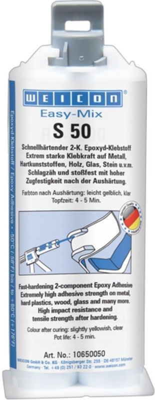 WEICON Epoxid-Klebstoff Easy-Mix S 50 50 ml (10005230)
