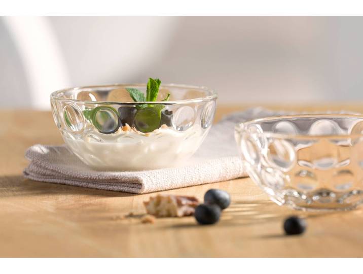 Bols Cucina Optic type A - Lot de 4 11 x 11 x 11cm Transparent