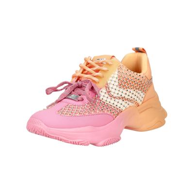 Sneaker STEVE MADDEN "STEVE MADDEN Sneaker Textil", Damen, Gr. 38, pink (orange), Textil, Schuhe Sneaker