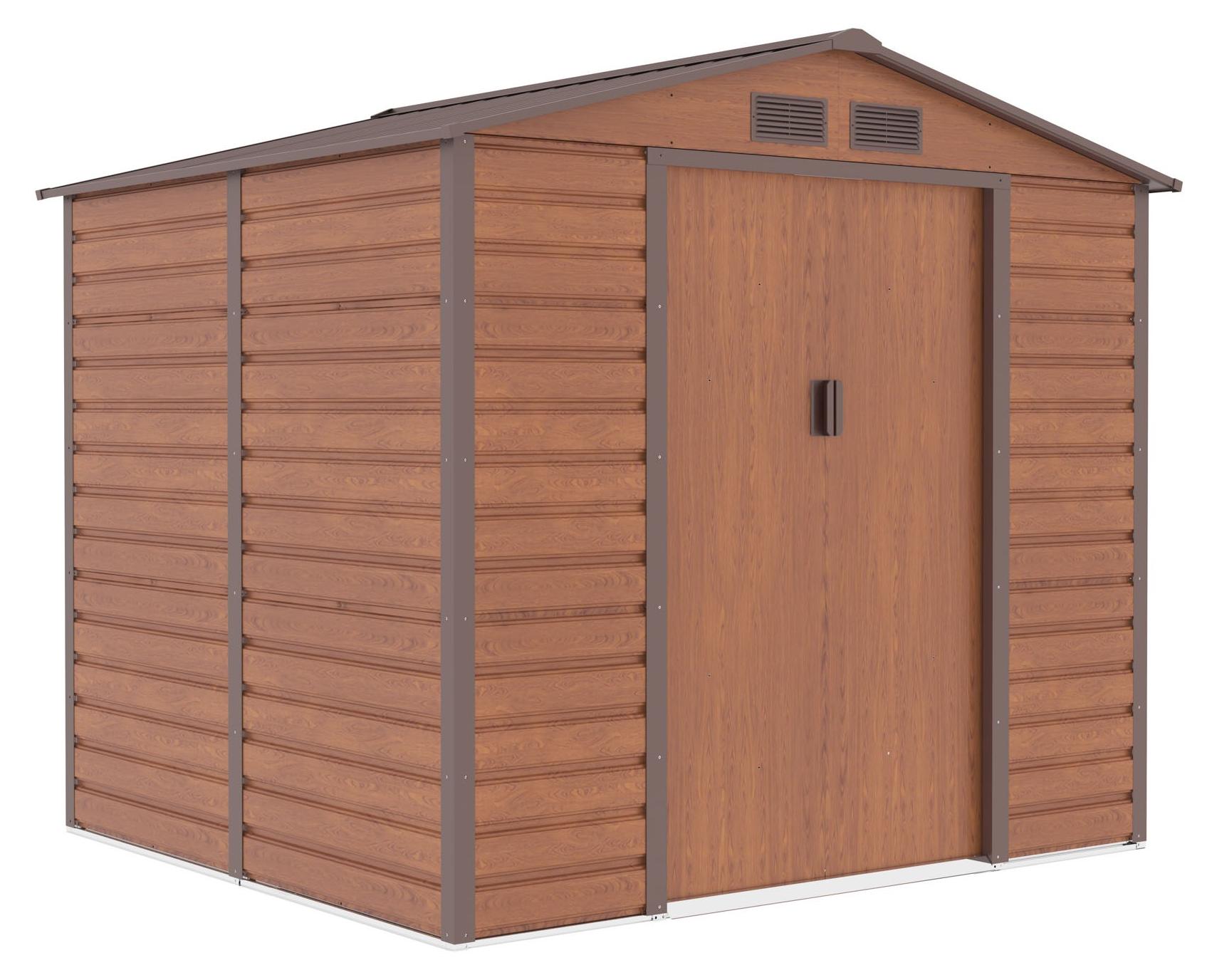 G21 Gartenhaus G21 GAH 407 - 213 x 191 cm, braun G21-63900525