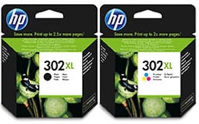 HP 302XL Pack Cartuchos XL Negro + Color