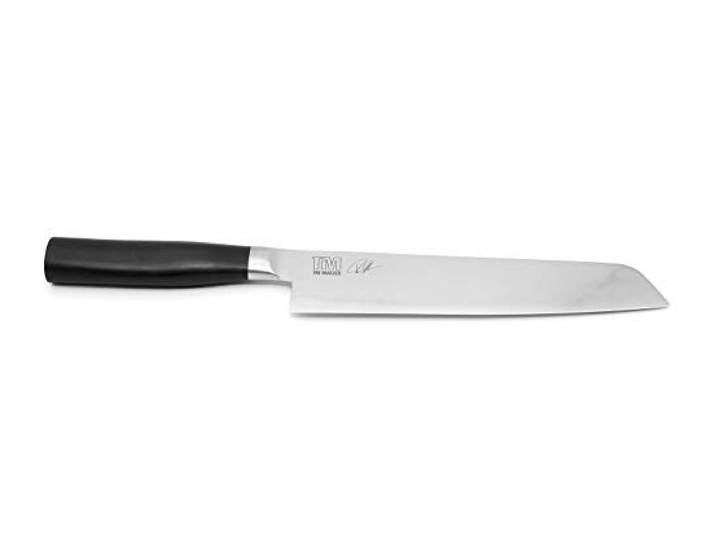KAI Tim Mälzer Kamagata japanisches Hybridkochmesser 20,0 cm Klingenlänge - rostfreier 4116 Edelstahl geschmiedet - 56 (±1) HRC - polierter POM Griff - japanisches Kochmesser - Made in Japan
