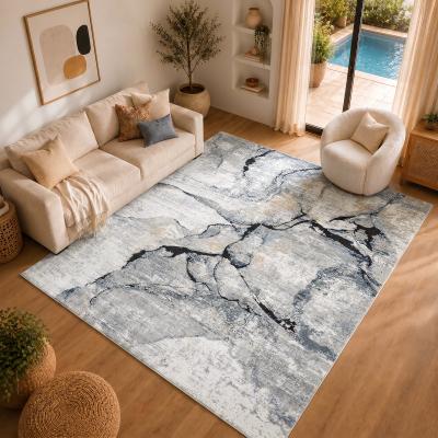 Teppich LIVABLISS "BERLIN", grau, B:200cm H:9,9mm L:275cm, Polypropylen, Teppiche, Teppich