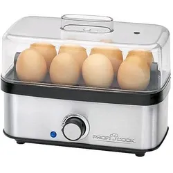 Proficook PC-EK 1275, Eierkocher, Schwarz, Silber