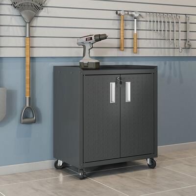 "Manhattan Comfort Fortress 30"" Rolling Garage Cabinet"