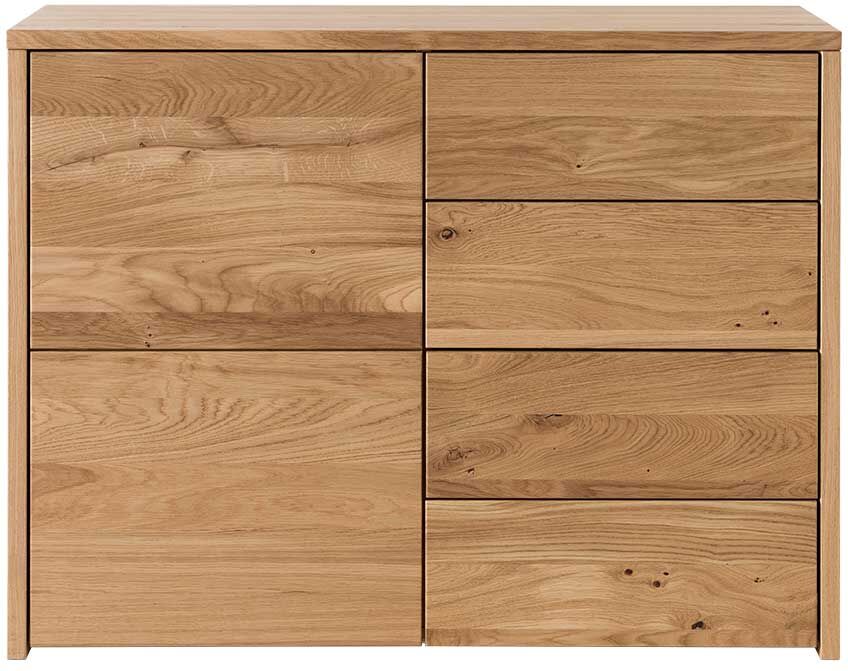 Pharao24.de Wohnzimmer Kommode aus Wildeiche Massivholz Soft Close Funktion