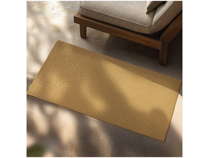 Geflochtener Teppich Raya in Jute-Optik, für In- und Outdoor - 60 x 90 cm