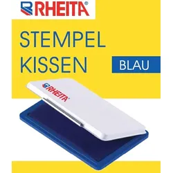 Rheita stempelkissen, Blau