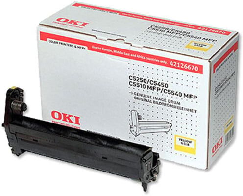 Oki 42126670 tambor amarelo