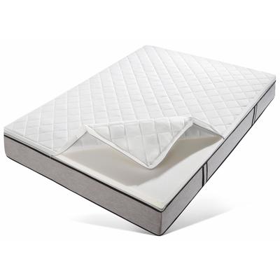 Topper BECO "Komfort Plus, Komfortschaum 140x200, 160x200, 180x200, 200x200", weiß, B:160cm H:7cm L:200cm, Komfortschaum, Topper, die Aufwertung für ihre Matratze bekannt aus der TV-Werbung