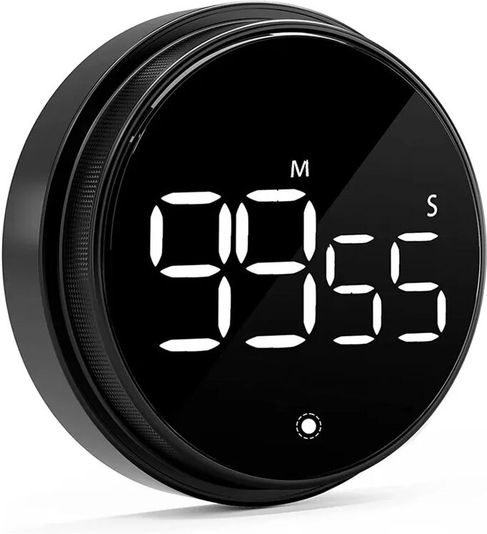 INF Digitaler Küchentimer, magnetischer Countdown-Timer mit großer LED-Anzeige
