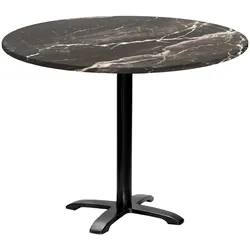 RestooTab - Tisch Bazila Ø110cm Dekor Marmor royal