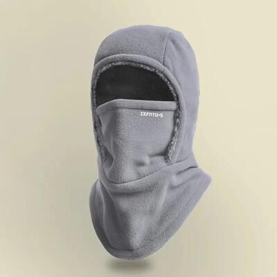 Inspired Living Thermal Windproof Balaclava Mask For Cycling, Skiing & Motorcycle Riding gray