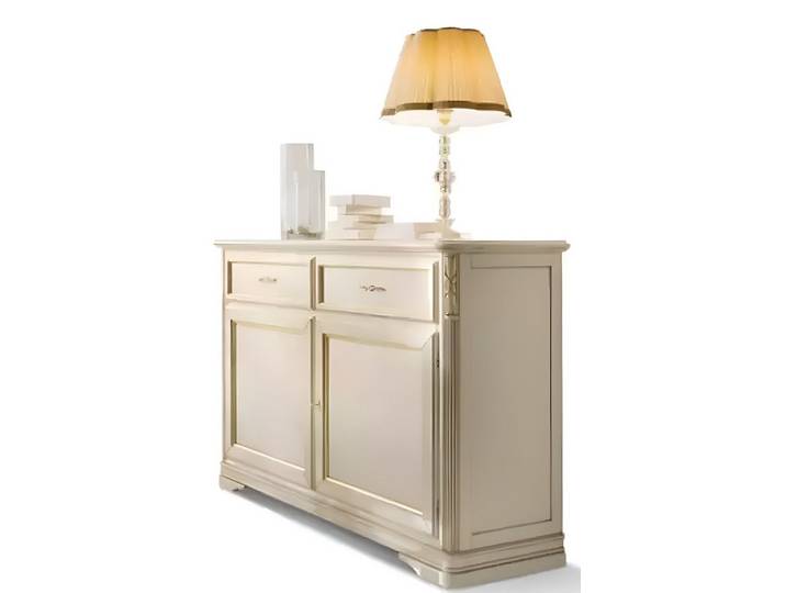 JVmoebel Sideboard Beiges Holzsideboard im klassischen italienischen Design (1 St., Sideboard), Made in Europa