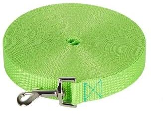 Inspired Living Adjustable Long Dog Training Leash For Recall, Walking & Outdoor Play light Green 1.5m