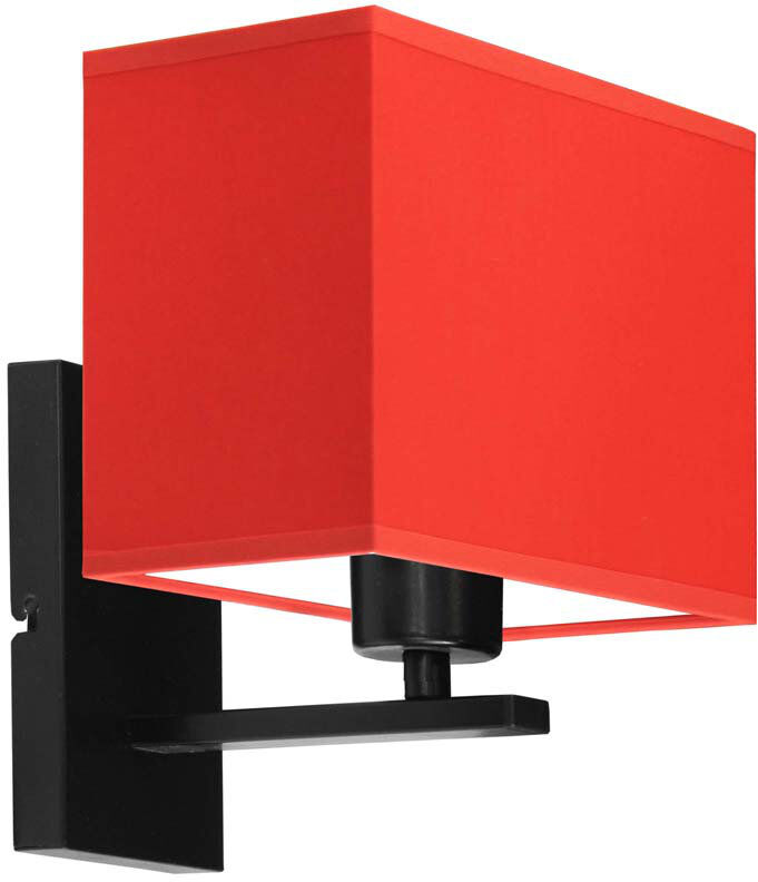 17 Stories Asavira Armed Sconce Red/Black