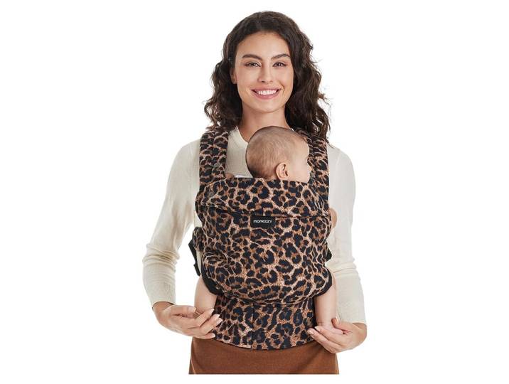 Momcozy Porte-bébé ergonomique pour bébés de 3 à 20 kg - Motif léopard