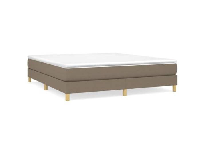 PUGYNBK Boxspringbett, 160 x 200 cm, mit Taschenfederkernmatratze Mittlere Härte, atmungsaktiver Stoff, Basis mit Holzlatten, inklusive Montageanleitung (evtl. nicht in deutscher Sprache)