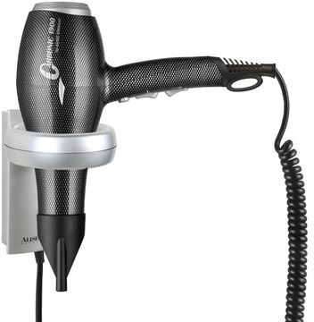 Aliseo Asciugacapelli Carbonic con supporto a parete e cavo e spina aggiuntiva 1900W
