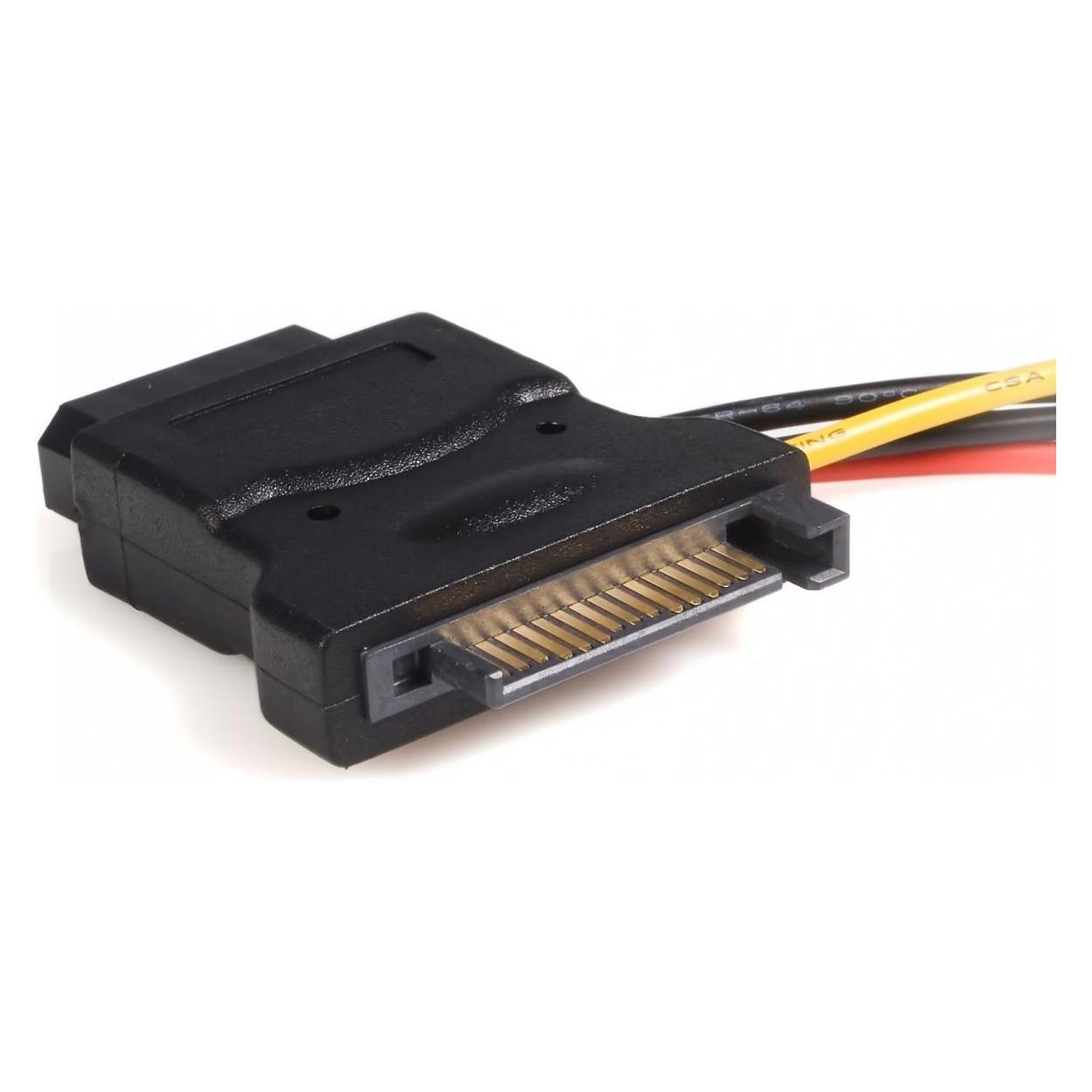 StarTech Sata To Lp4 Power Adapter (15 cm, SATA) (LP4SATAFM2L)
