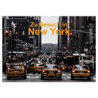 Zu Besuch in New York (Wandkalender 2027 DIN A2 quer), CALVENDO Monatskalender