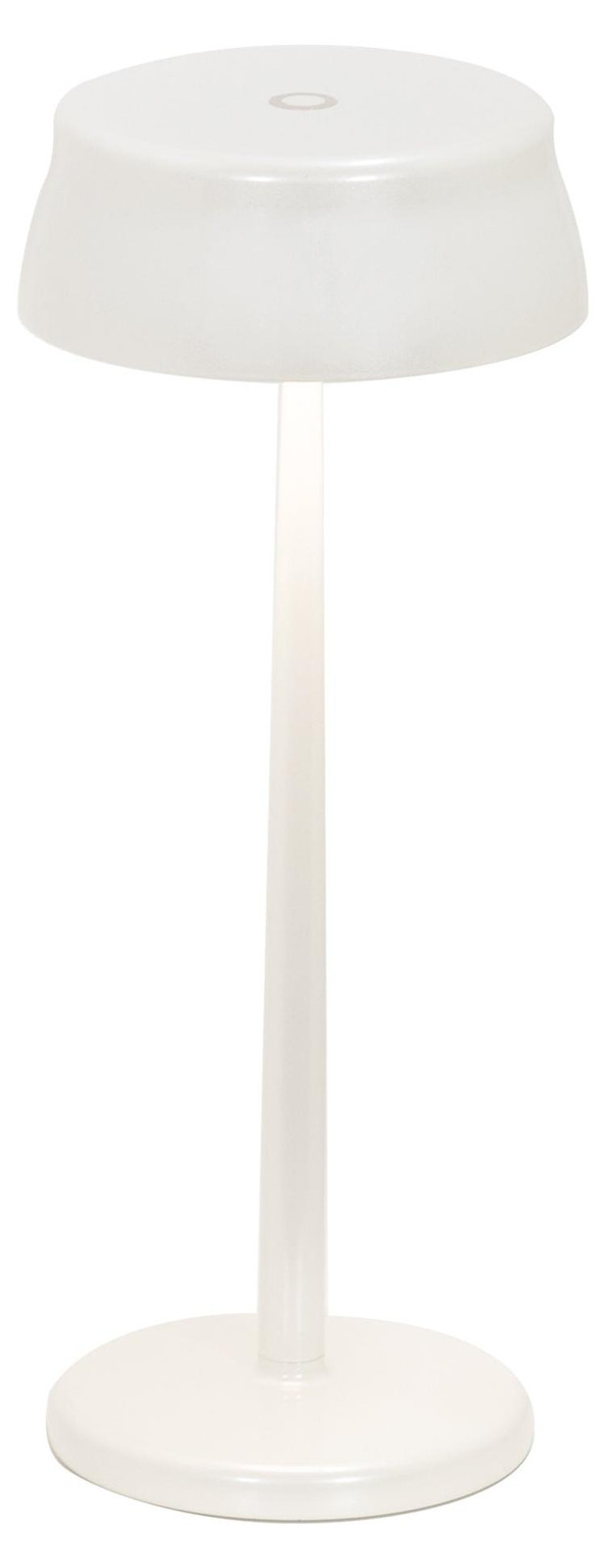 Zafferano SISTER LIGHT Wi-fi oplaadbare en dimbare slimme LED-tafellamp in parelwit