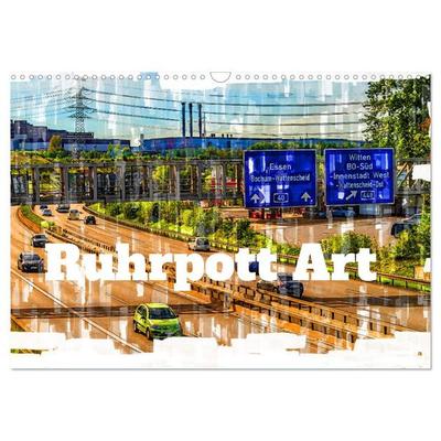 Ruhrpott Art (Wandkalender 2027 DIN A3 quer), CALVENDO Monatskalender