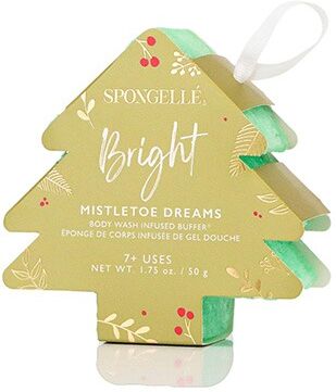 Spongelle Spongellé Bright Body Wash Infused Buffer, Mistletoe Dreams 50g